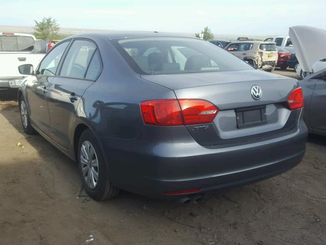 3VW2K7AJ1EM230781 - 2014 VOLKSWAGEN JETTA BASE 石墨色 照片 3