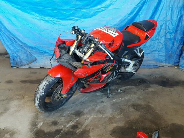 JH2PC37066M302009 - 2006 HONDA CBR600 RED photo 2