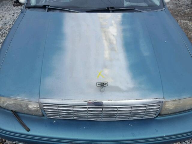 1G1BN53E7MW186971 - 1991 CHEVROLET CAPRICE CL 青色 照片 7