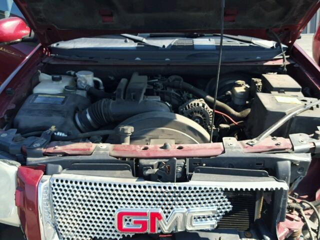 1GKET63M072236312 - 2007 GMC ENVOY DENA BURGUNDY photo 7