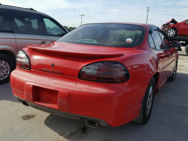 1G2WP52KXVF321389 - 1997 PONTIAC GRAND PRIX RED photo 4