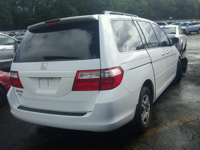 5FNRL38756B022426 - 2006 HONDA ODYSSEY WHITE photo 4