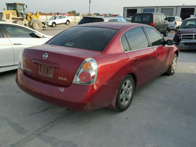 1N4AL11D14C124727 - 2004 NISSAN ALTIMA BAS MAROON photo 4