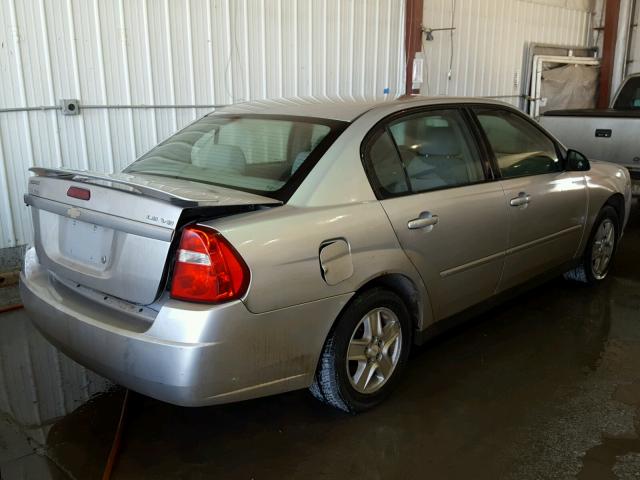 1G1ZT54875F150356 - 2005 CHEVROLET MALIBU LS SILVER photo 4