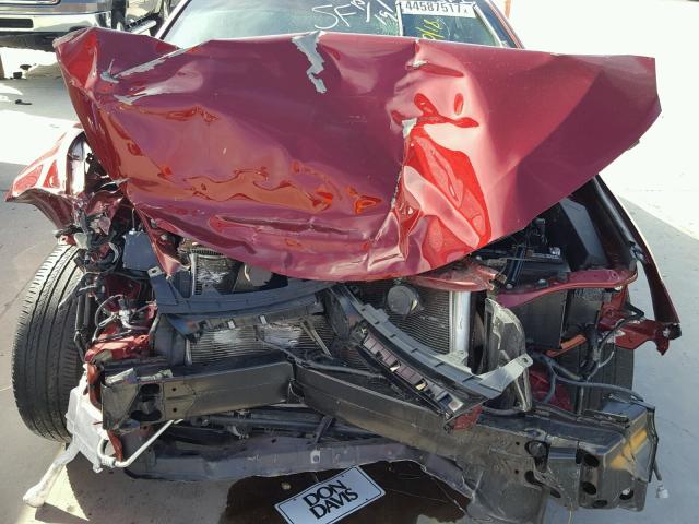 4T1BF1FK1GU575924 - 2016 TOYOTA CAMRY LE RED photo 7