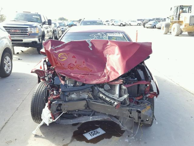 4T1BF1FK1GU575924 - 2016 TOYOTA CAMRY LE წითელი ფოტო 9