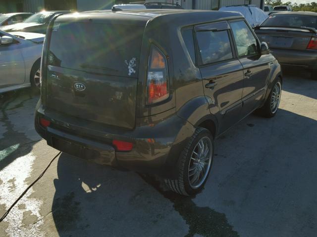 KNDJT2A24B7316020 - 2011 KIA SOUL BROWN photo 4