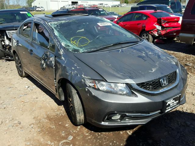 19XFB2F93DE267457 - 2013 HONDA CIVIC EXL GRAY photo 1