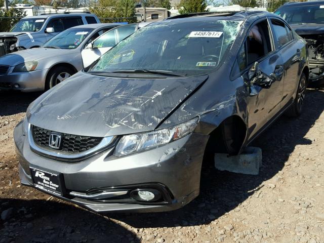 19XFB2F93DE267457 - 2013 HONDA CIVIC EXL 灰色 照片 2