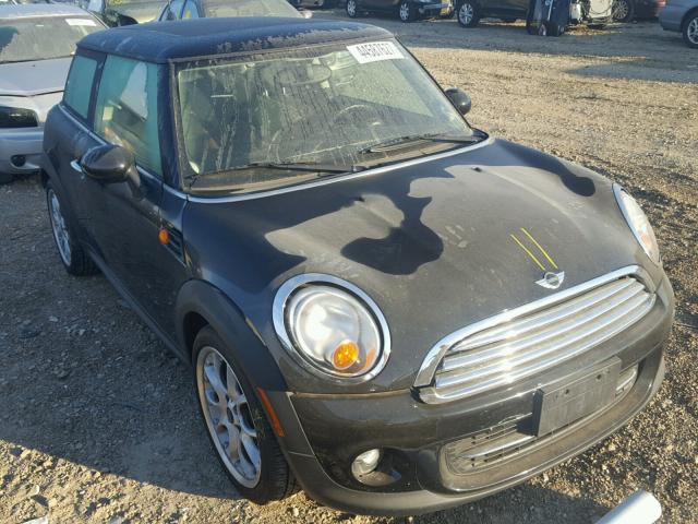 WMWSU3C54CT186289 - 2012 MINI COOPER BLACK photo 1