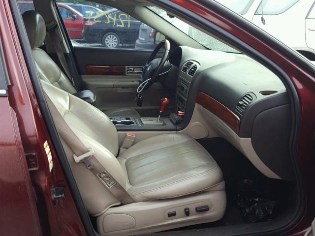 1LNHM86S13Y662279 - 2003 LINCOLN LS 勃艮第红 照片 5