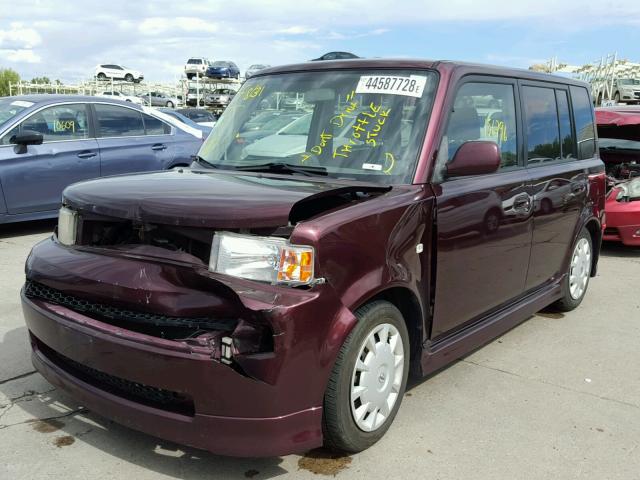 JTLKT324150216890 - 2005 TOYOTA SCION XB მუქწითელი ფოტო 2
