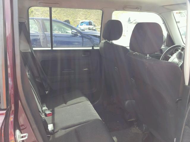 JTLKT324150216890 - 2005 TOYOTA SCION XB მუქწითელი ფოტო 6