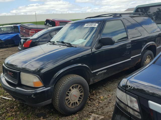 1GKCT18W21K178358 - 2001 GMC JIMMY Negro foto 2