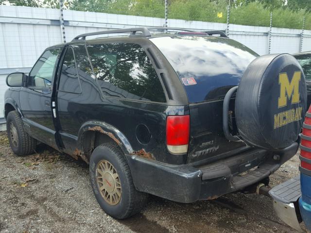 1GKCT18W21K178358 - 2001 GMC JIMMY Negro foto 3