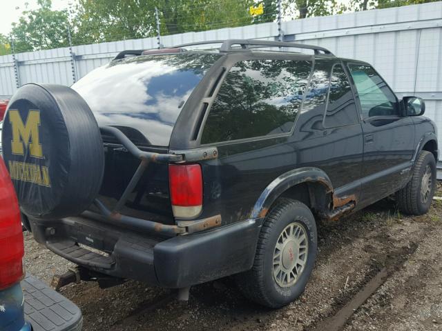 1GKCT18W21K178358 - 2001 GMC JIMMY Negro foto 4
