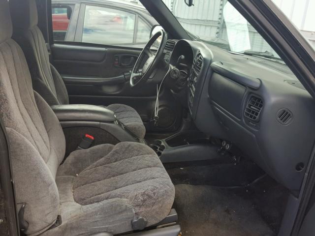 1GKCT18W21K178358 - 2001 GMC JIMMY Negro foto 5