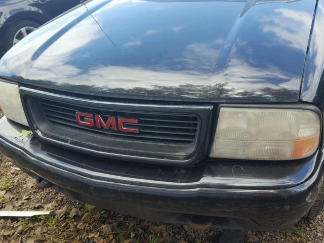 1GKCT18W21K178358 - 2001 GMC JIMMY BLACK photo 7