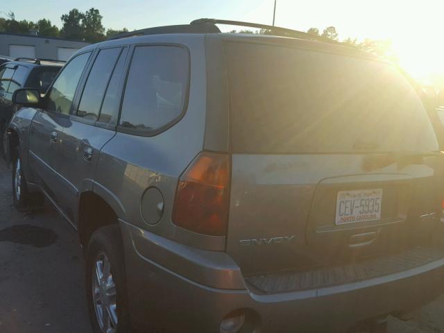 1GKDT13S672103387 - 2007 GMC ENVOY TAN photo 3