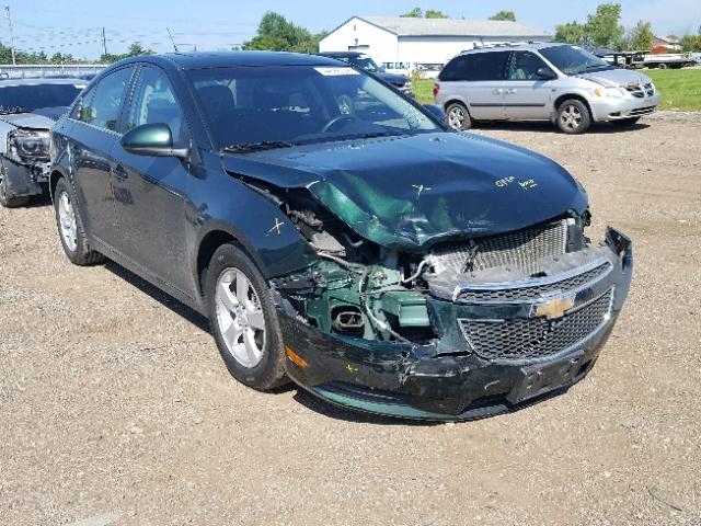 1G1PC5SB3E7478115 - 2014 CHEVROLET CRUZE LT GREEN photo 1