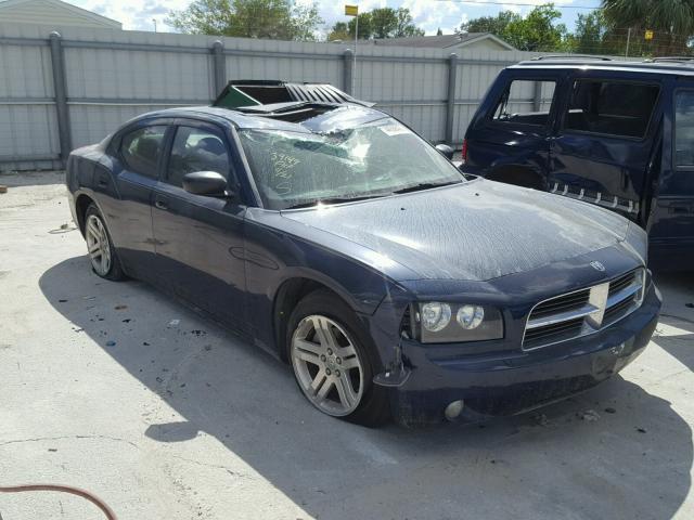 2B3KA43GX6H454008 - 2006 DODGE CHARGER BLUE photo 1