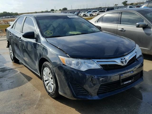 4T4BF1FK6ER383210 - 2014 TOYOTA CAMRY L BLUE photo 1