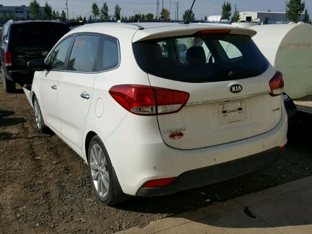 KNAHU8A33E7063247 - 2014 KIA RONDO WHITE photo 3