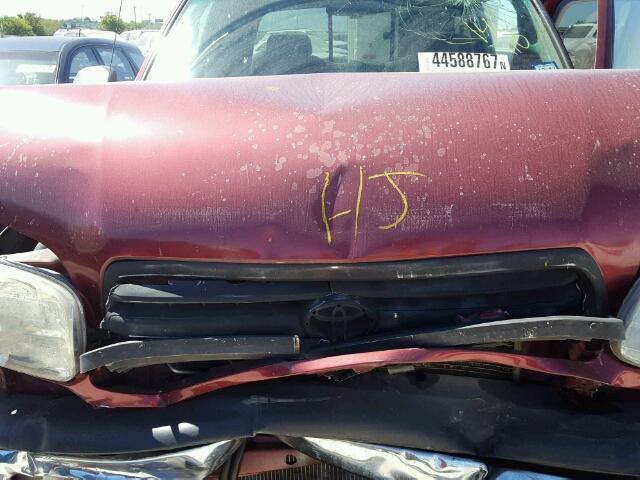 5TBRT34121S140710 - 2001 TOYOTA TUNDRA ACC MAROON photo 7