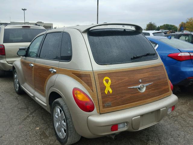 3C8FY68B05T612932 - 2005 CHRYSLER PT CRUISER TAN photo 3