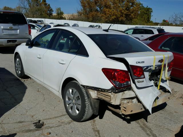 1G1PC5SHXC7130507 - 2012 CHEVROLET CRUZE LS WHITE photo 3