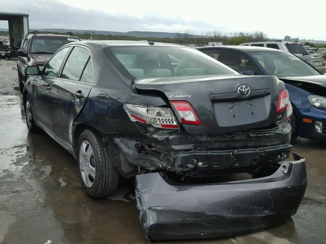 4T4BF3EK1AR046760 - 2010 TOYOTA CAMRY BASE GRAY photo 3