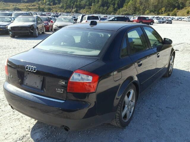 WAULC68E64A025957 - 2004 AUDI A4 1.8T QU BLACK photo 4