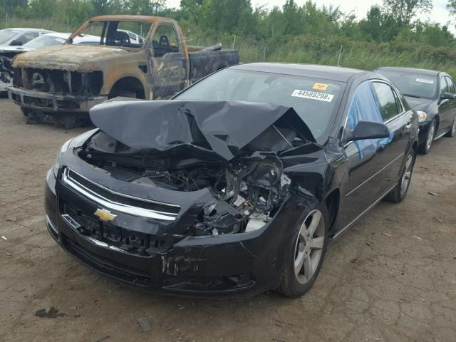 1G1ZC5E03CF230436 - 2012 CHEVROLET MALIBU 1LT BLACK photo 2