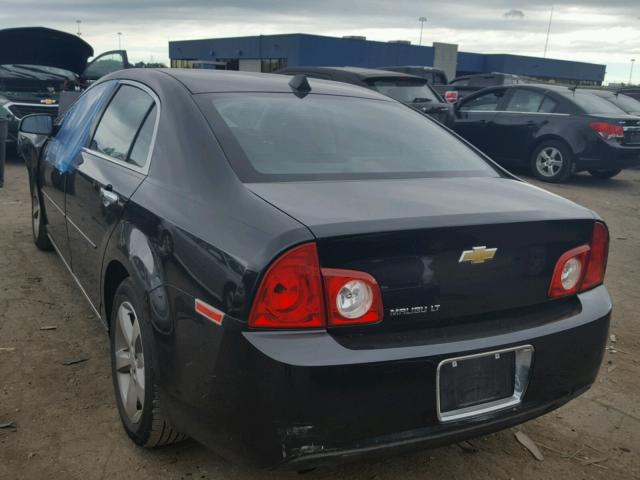 1G1ZC5E03CF230436 - 2012 CHEVROLET MALIBU 1LT BLACK photo 3