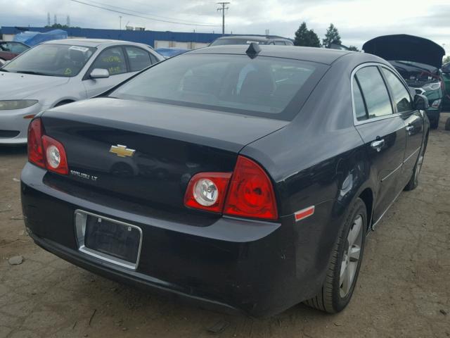 1G1ZC5E03CF230436 - 2012 CHEVROLET MALIBU 1LT BLACK photo 4