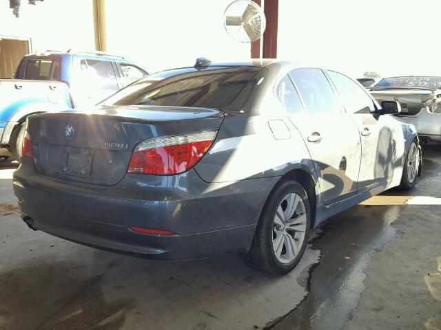 WBANU5C56AC126052 - 2010 BMW 528 CHARCOAL photo 4