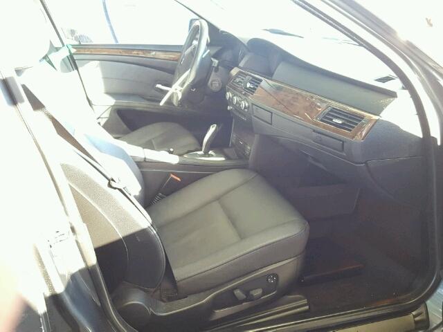 WBANU5C56AC126052 - 2010 BMW 528 CHARCOAL photo 5
