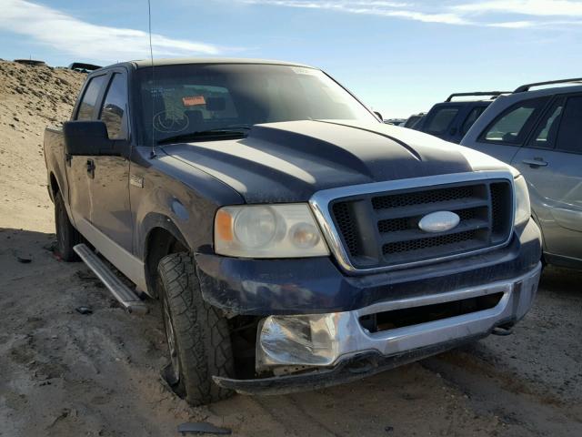 1FTPW14V67KB84223 - 2007 FORD F150 BLUE photo 1