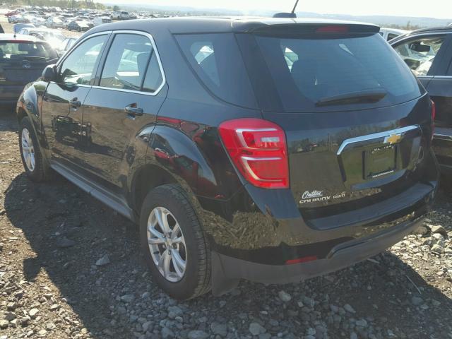 2GNFLEEKXH6272784 - 2017 CHEVROLET EQUINOX LS BLACK photo 3