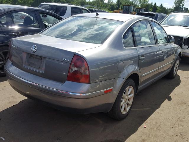 WVWPE63B94E345634 - 2004 VOLKSWAGEN PASSAT GLS GRAY photo 4