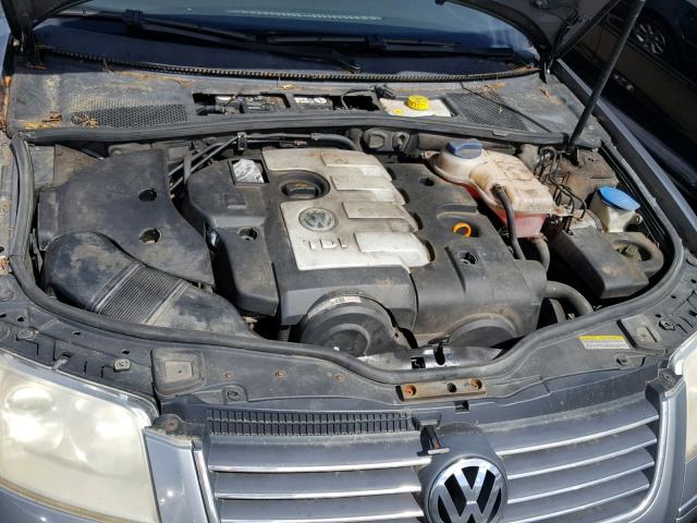 WVWPE63B94E345634 - 2004 VOLKSWAGEN PASSAT GLS GRAY photo 7