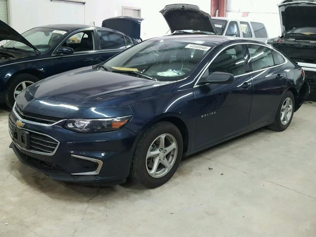 1G1ZB5ST6JF148294 - 2018 CHEVROLET MALIBU LS 蓝色 照片 2