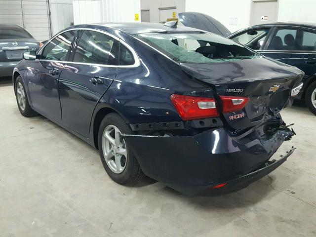 1G1ZB5ST6JF148294 - 2018 CHEVROLET MALIBU LS 蓝色 照片 3