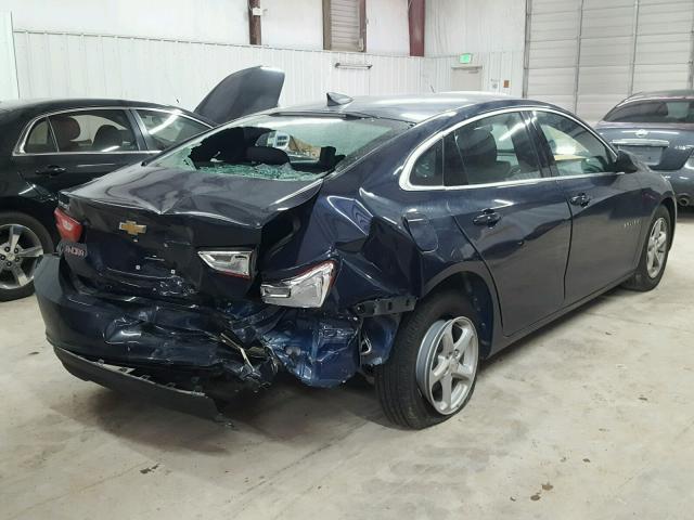1G1ZB5ST6JF148294 - 2018 CHEVROLET MALIBU LS 蓝色 照片 4