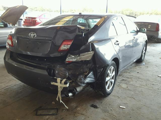 4T1BF3EK3BU610842 - 2011 TOYOTA CAMRY BASE GRAY photo 4