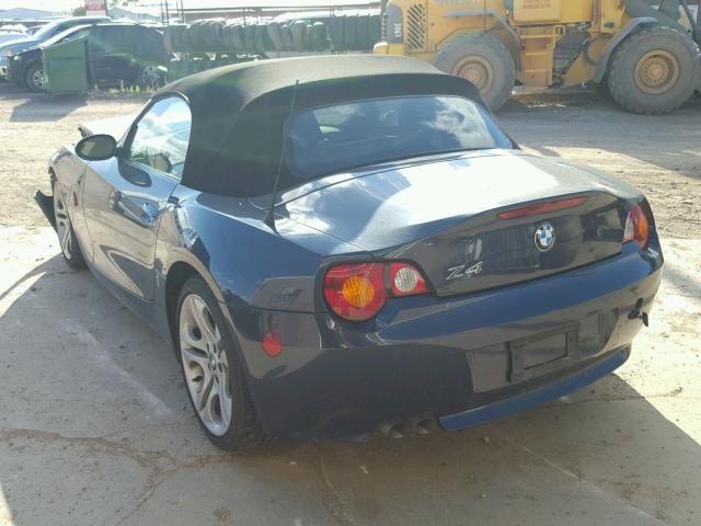 4USBT53413LU04580 - 2003 BMW Z4 3.0 BLUE photo 3