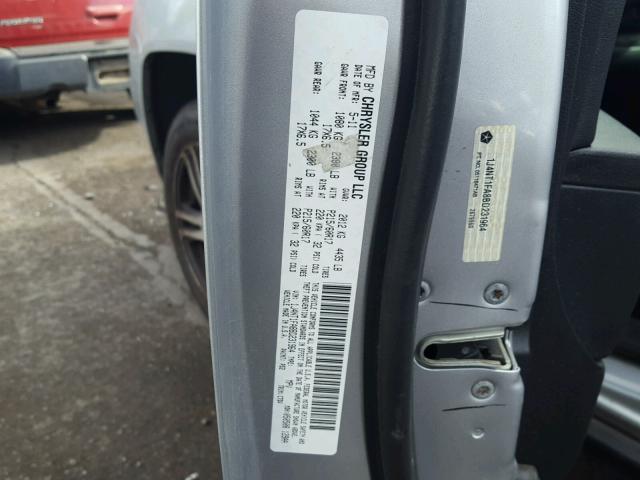 1J4NT1FA8BD231964 - 2011 JEEP COMPASS SP SILVER photo 10