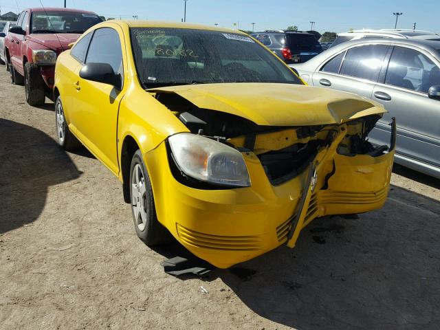 1G1AK15FX67880182 - 2006 CHEVROLET COBALT YELLOW photo 1