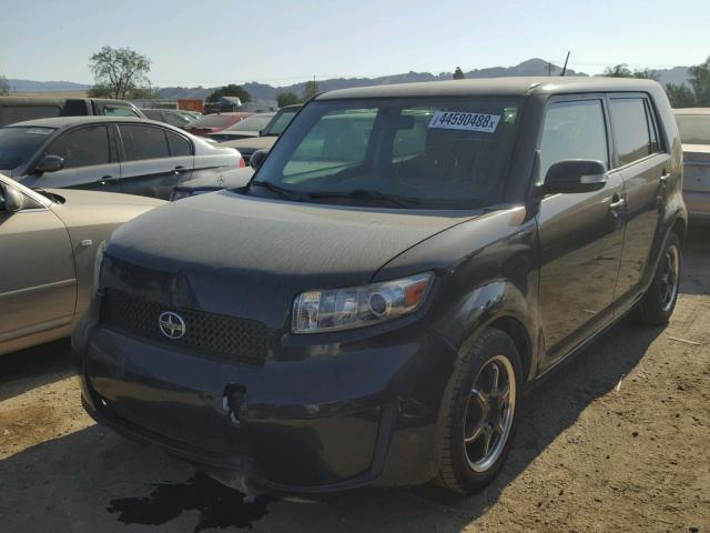 JTLKE50E381022670 - 2008 TOYOTA SCION XB Negro foto 2