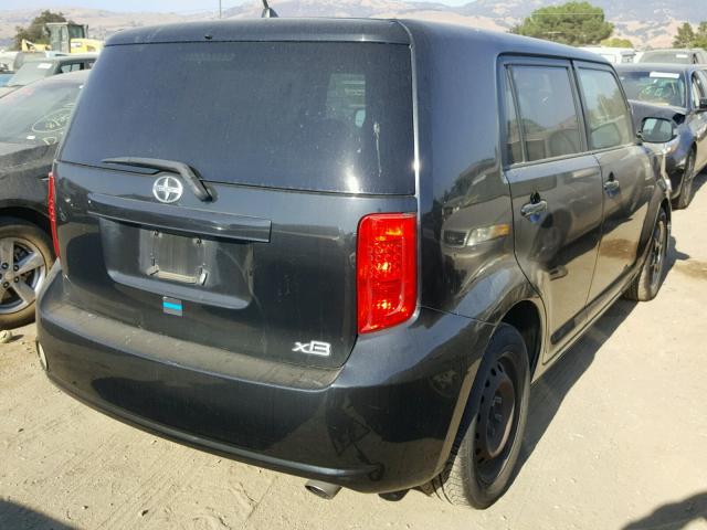 JTLKE50E381022670 - 2008 TOYOTA SCION XB Negro foto 4